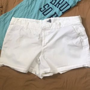 White pre- loved 5in shorts.